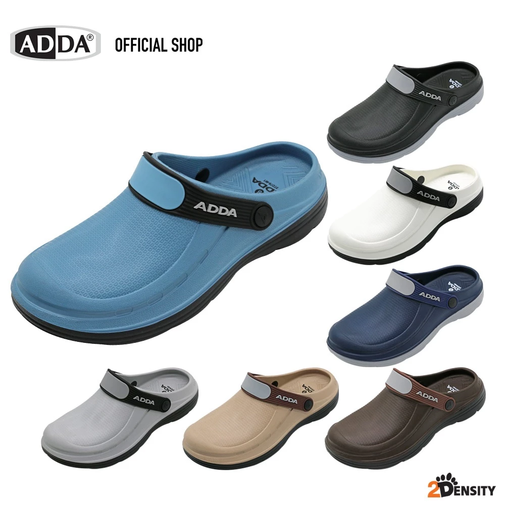 รูปสินค้า ADDA 2density รองเท้าแตะ รองเท้าลำลอง สำหรับผู้ชาย แบบสวม รุ่น 5TD76M1 (ไซส์ 7-10)