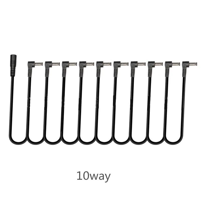 สายพ่วง สายแยก DC Daisy Chain Cable 1 to 2 3 5 6 8 10 Ways Guitar