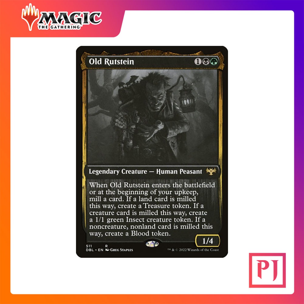 [MTG] Old Rutstein [DBL] [MULTI] [RARE] [NORMAL] [ENG] (การ์ดเมจิค ...