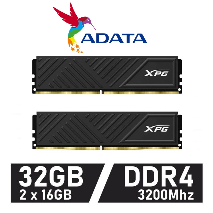 32GB (16GBX2) (3200) RAM DDR4 (แรมพีซี) ADATA D35 XPG WHITE