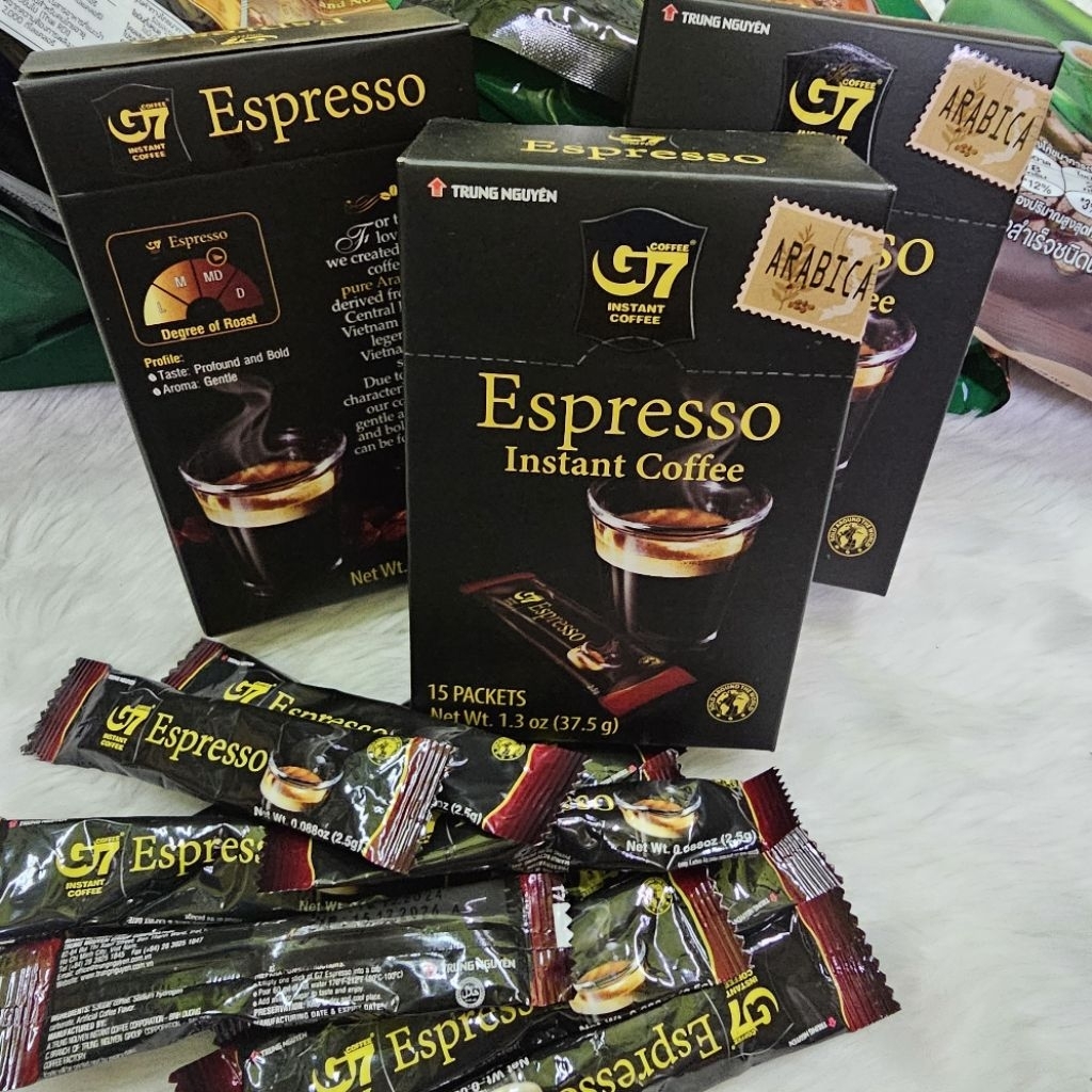 EPEX shopee ジェフ　トレカ 1 กล่อง กาแฟดำ จีเซเว่น G7 vietnam trung nguyen black pure