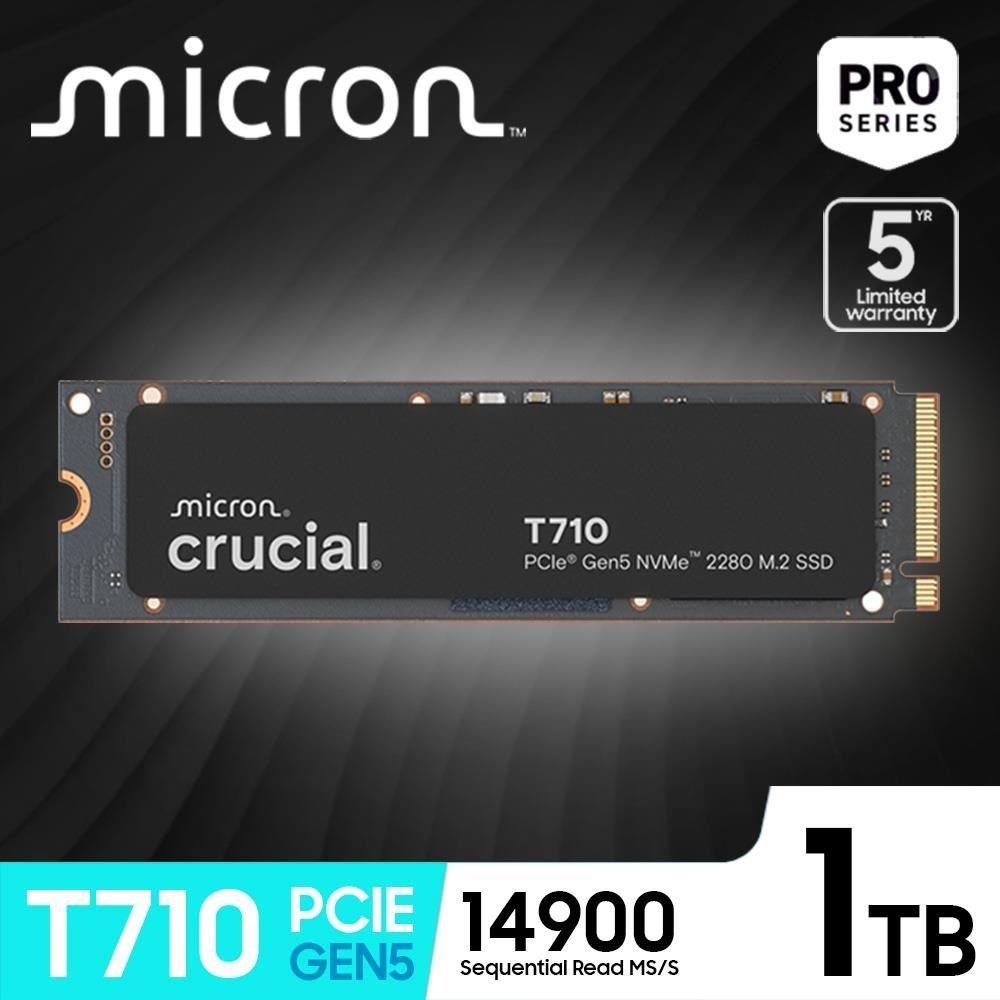 Crucial 1TB T710 PCIe Gen 5 NVMe M.2 SSD | Shopee Thailand