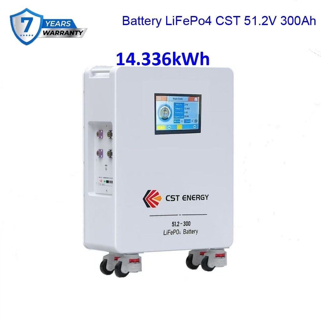 CST ENERGY BATTERY SOLAR INVERTER 51.2V 300AH รับประกัน 7 ปี | Shopee ...