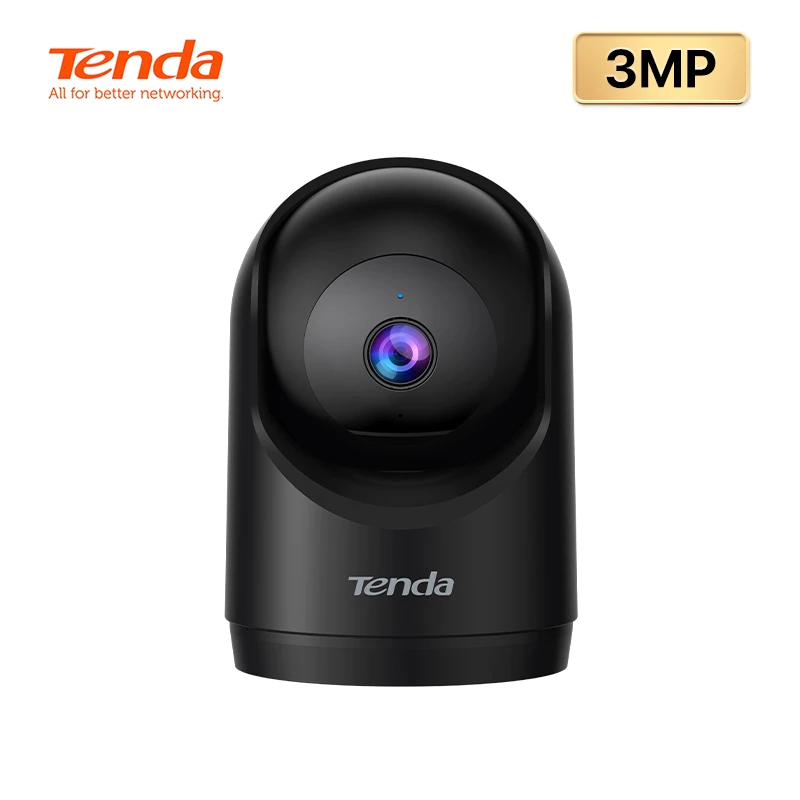 Tenda RP3 กล้องวงจรปิดไร้สาย Wi-Fi 3MP ความละเอียด 2K หมุนได้ 360° พร้อมระบบมองกลางคืน