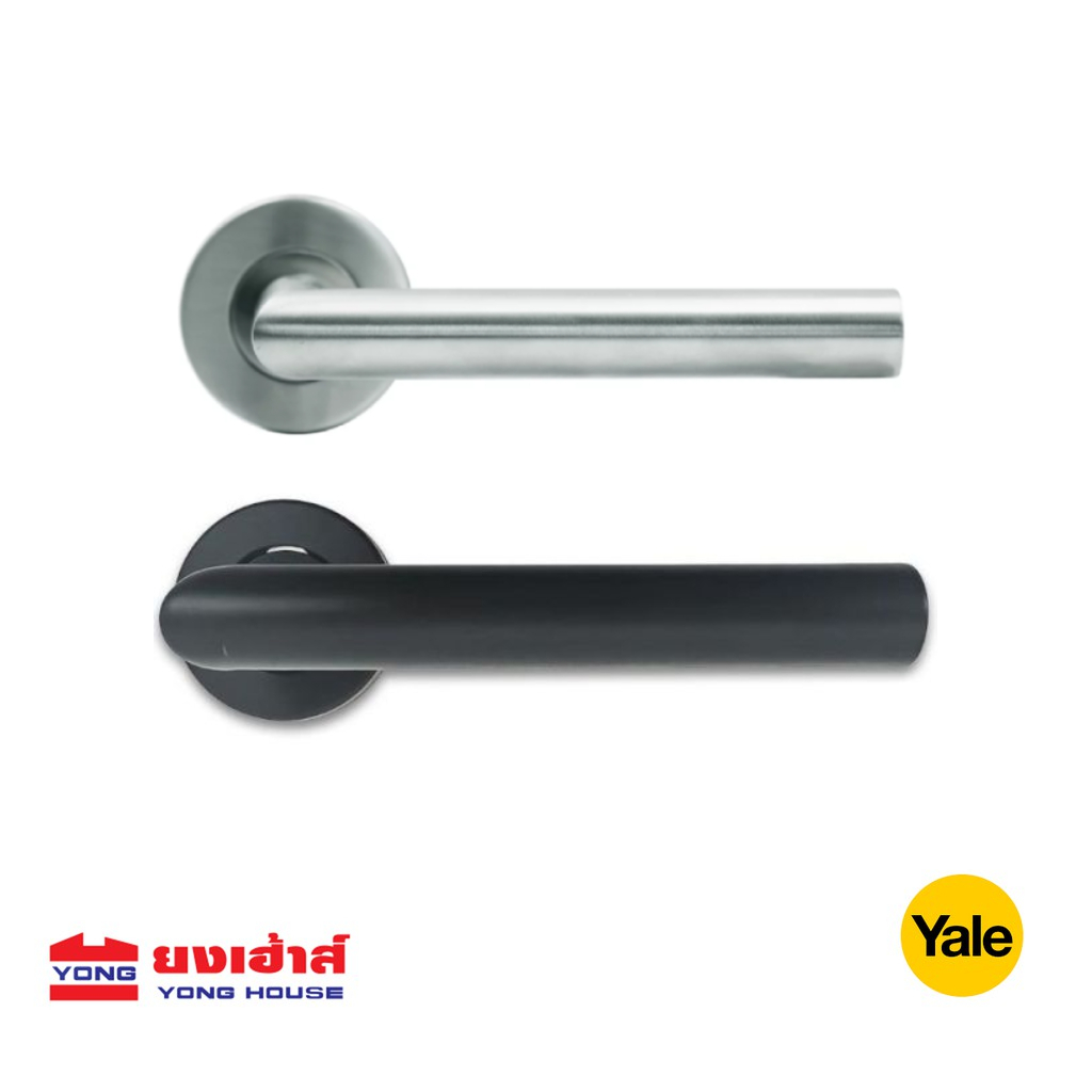 Yale มือจับก้านโยก ห้องทั่วไป รุ่น YK-SN001BLKP สีดำ YK-SN001SS สแตนเลส ...