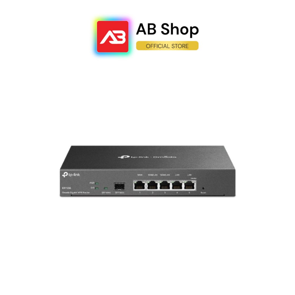 TP-Link SafeStream Gigabit Multi-WAN VPN Router รุ่น ER7206 | Shopee ...