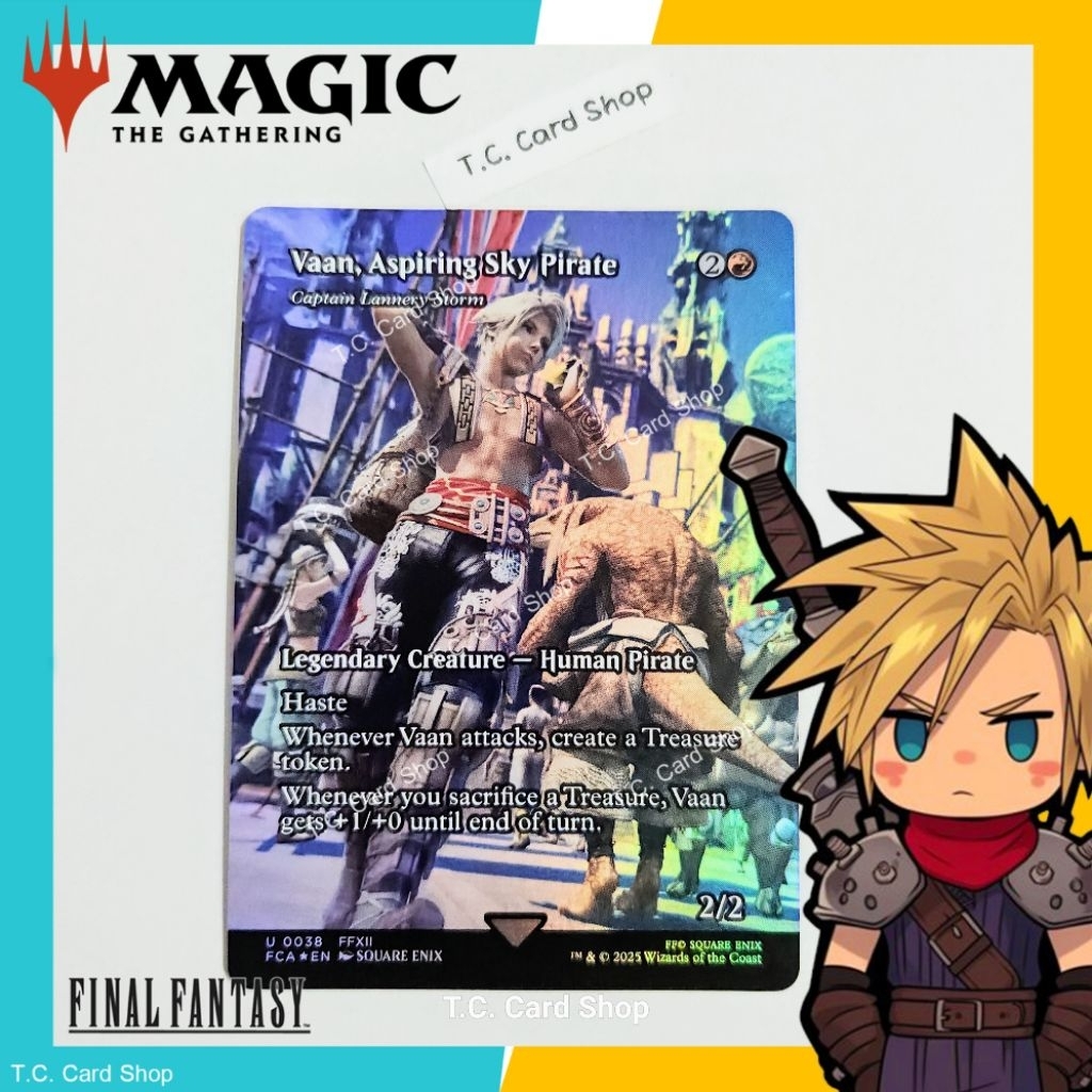 vaan final fantasy mtg Street Thief R :Foil [FIN 0390] [JP](FINAL FANTASY) What is the difference between Mint Captain Lannery Storm (showcase)