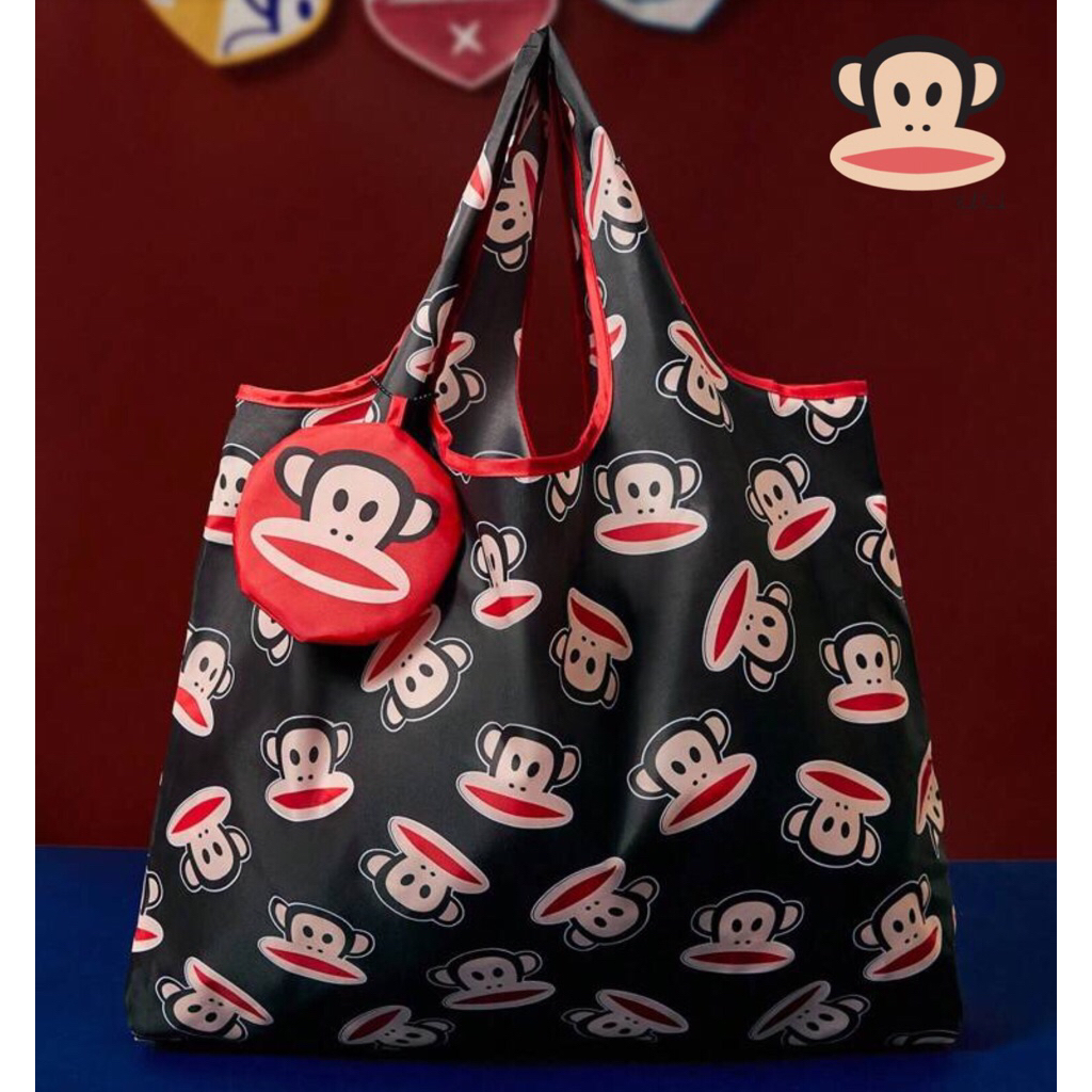พร้อมส่ง🇹🇭] ถุงผ้าพับได้ Paul Frank©️💯% official licensed
