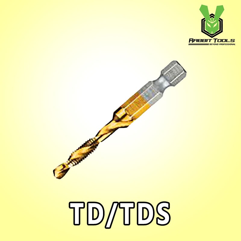 TD/TDS ดอกเจาะพร้อมต๊าปก้านไขควง 