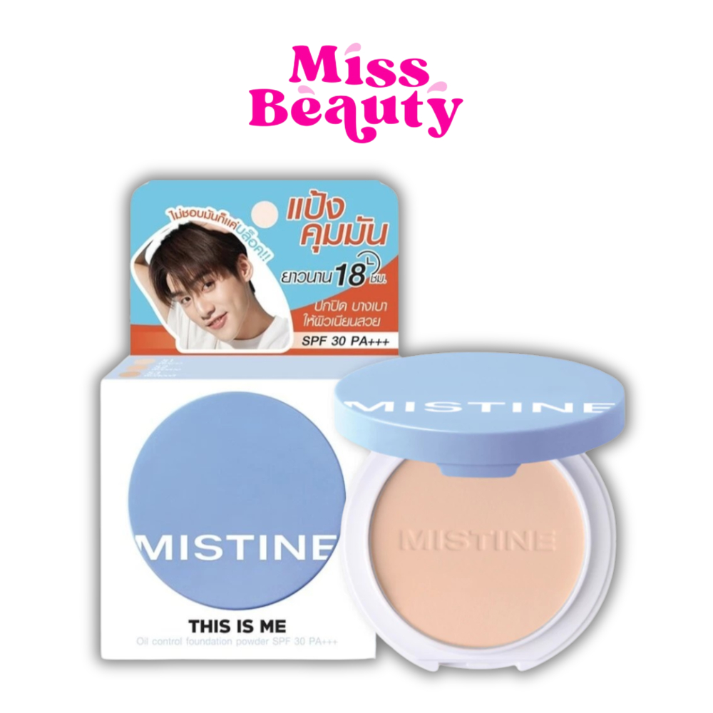 (ตลับ) Mistine This Is Me Oil Control Foundation Powder SPF 30 PA ...