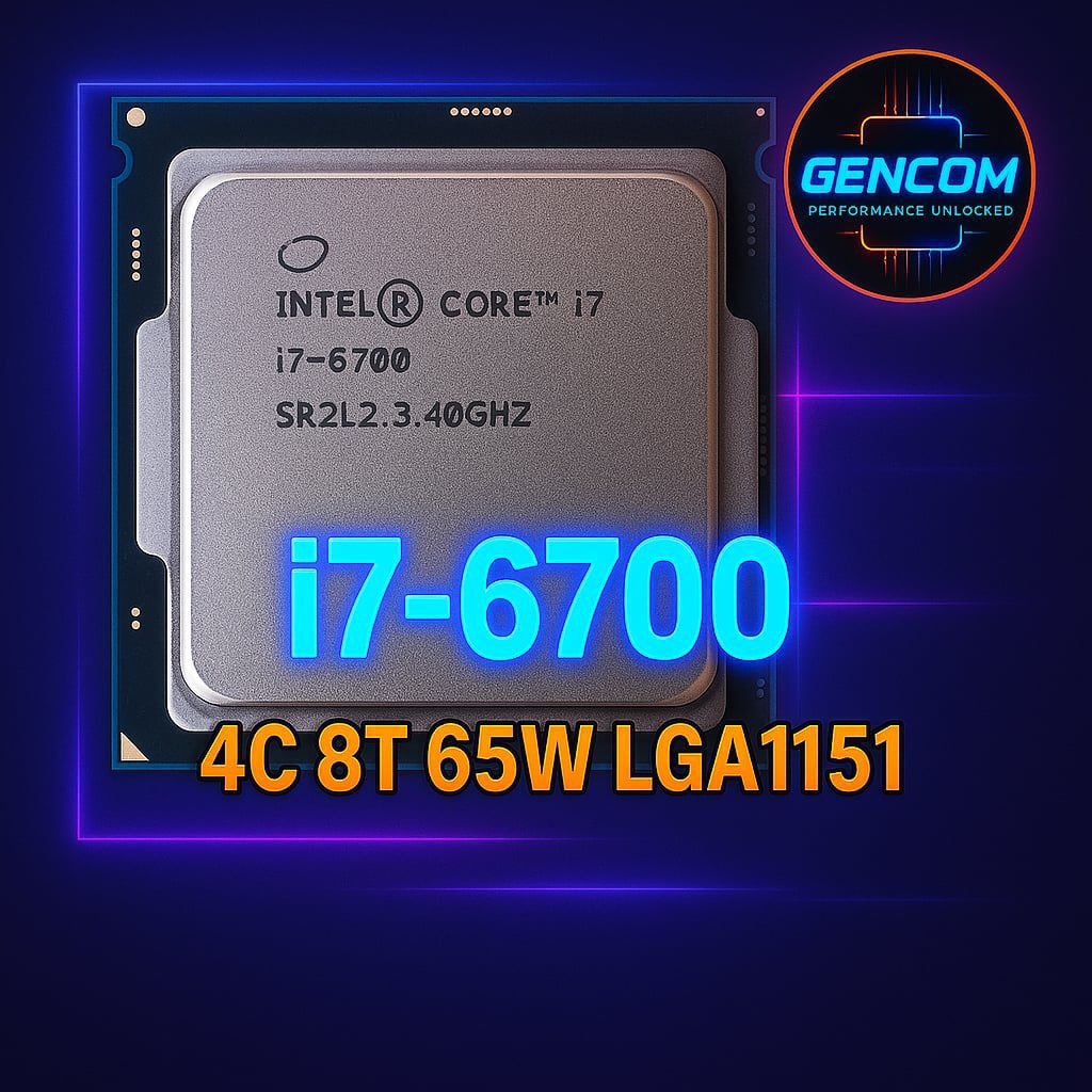 Processeur Intel Cpu I7-6700 Intel Core I7-7600 3.4GHz Quadricœur LGA 1151 65W 14nm I7 6700 Processeur de bureau