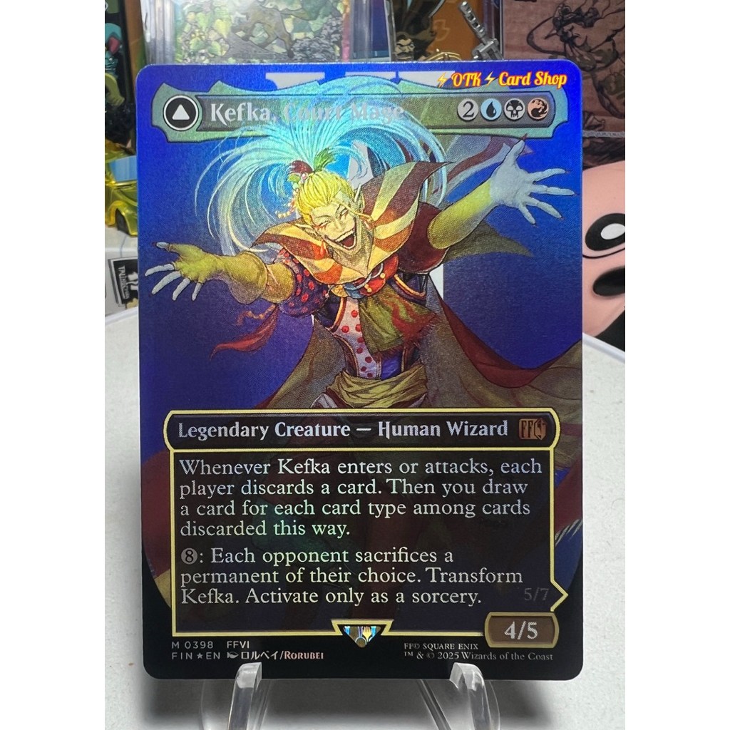 MAGIC THE GATHERING FINAL FANTASY [MTG-FF]Kefka,Court Mage  EnglishSingle Card Rarity: [B]Borderless Mythic Foil | Shopee  Thailand