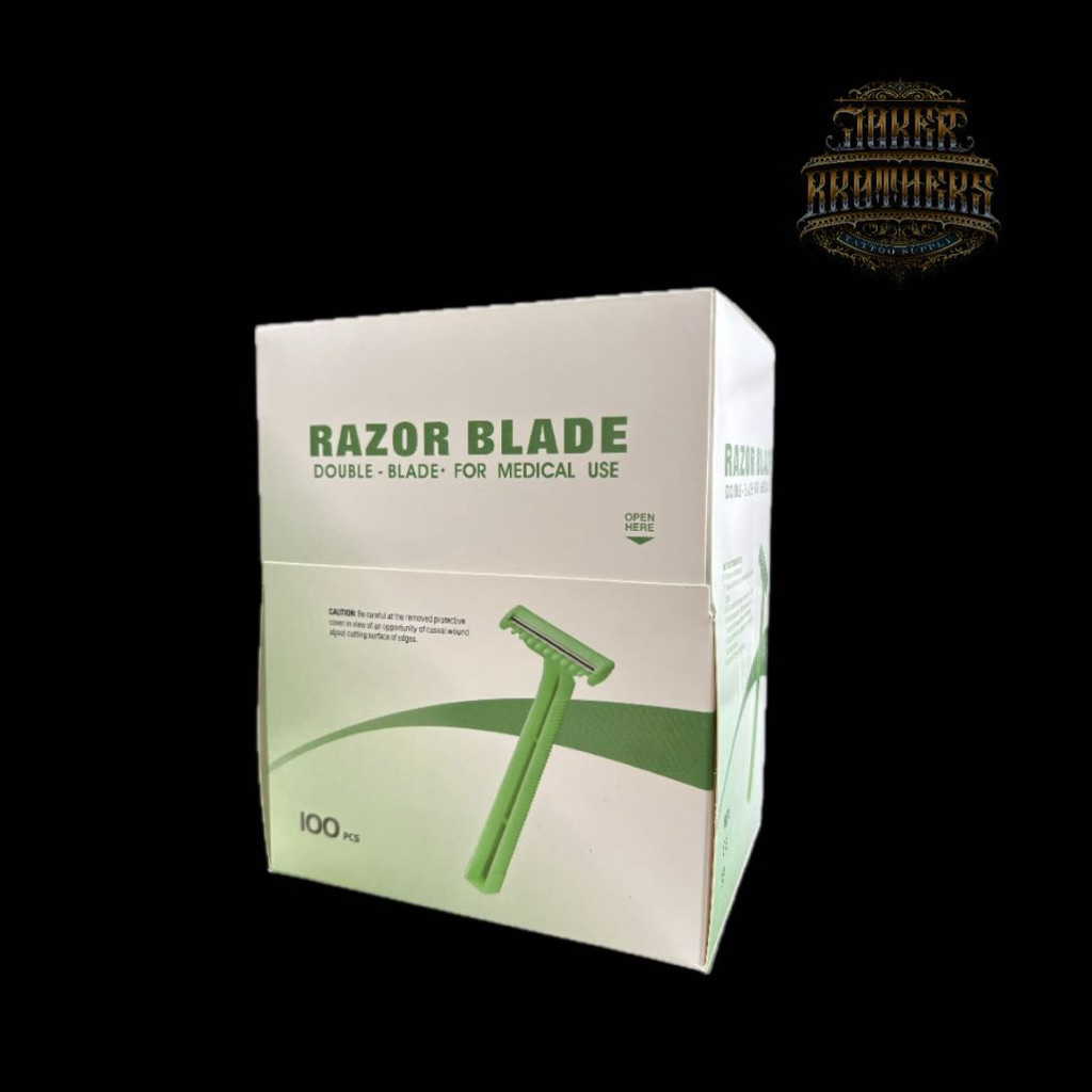 RAZOR BLADE มีดโกน มีโกนหนวด มีดโกนขน 2 ใบมีด มีร่อง โกนง่าย คม เหมาะ ...