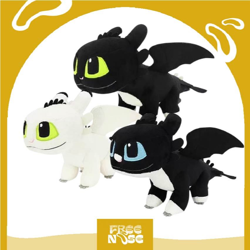 ตุ๊กตา มังกร Toothless ลูกเขี้ยวกุด ท่ายืน 8 นิ้ว Ruffrunner / Pouncer ...