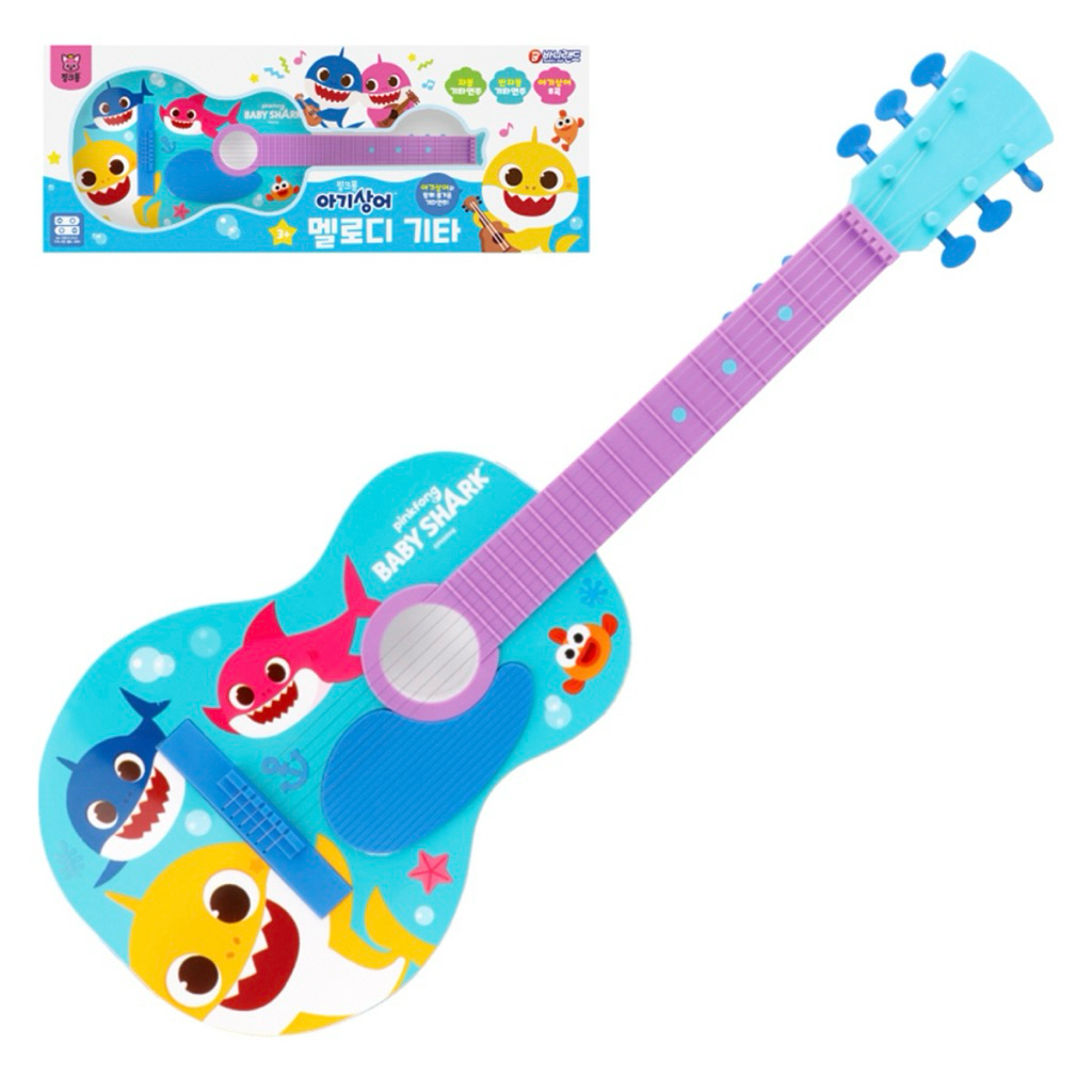 [Pinkfong] Pinkfong Baby Shark Melody Guitar Toy | กีต้าร์เมโลดี้พิงค์ฟ ...