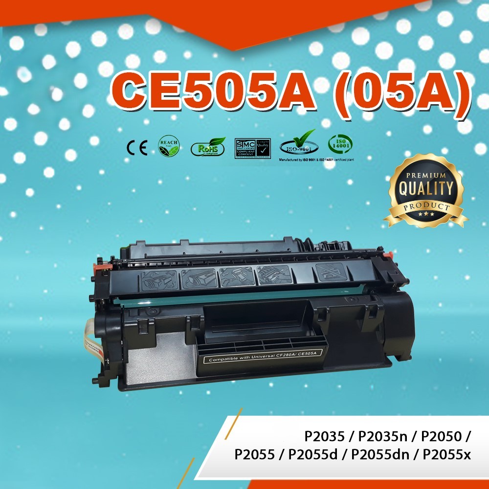 CE505A/CE505 (05A) หมึก ตลับหมึกพิมพ์เลเซอร์ ตลับหมึกโทนเนอร์ เทียบเท่า ...