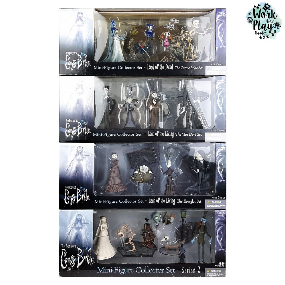 Tim Burton Corpse Bride Mini Figure Collector Set ทิม เบอร์ตัน คอ