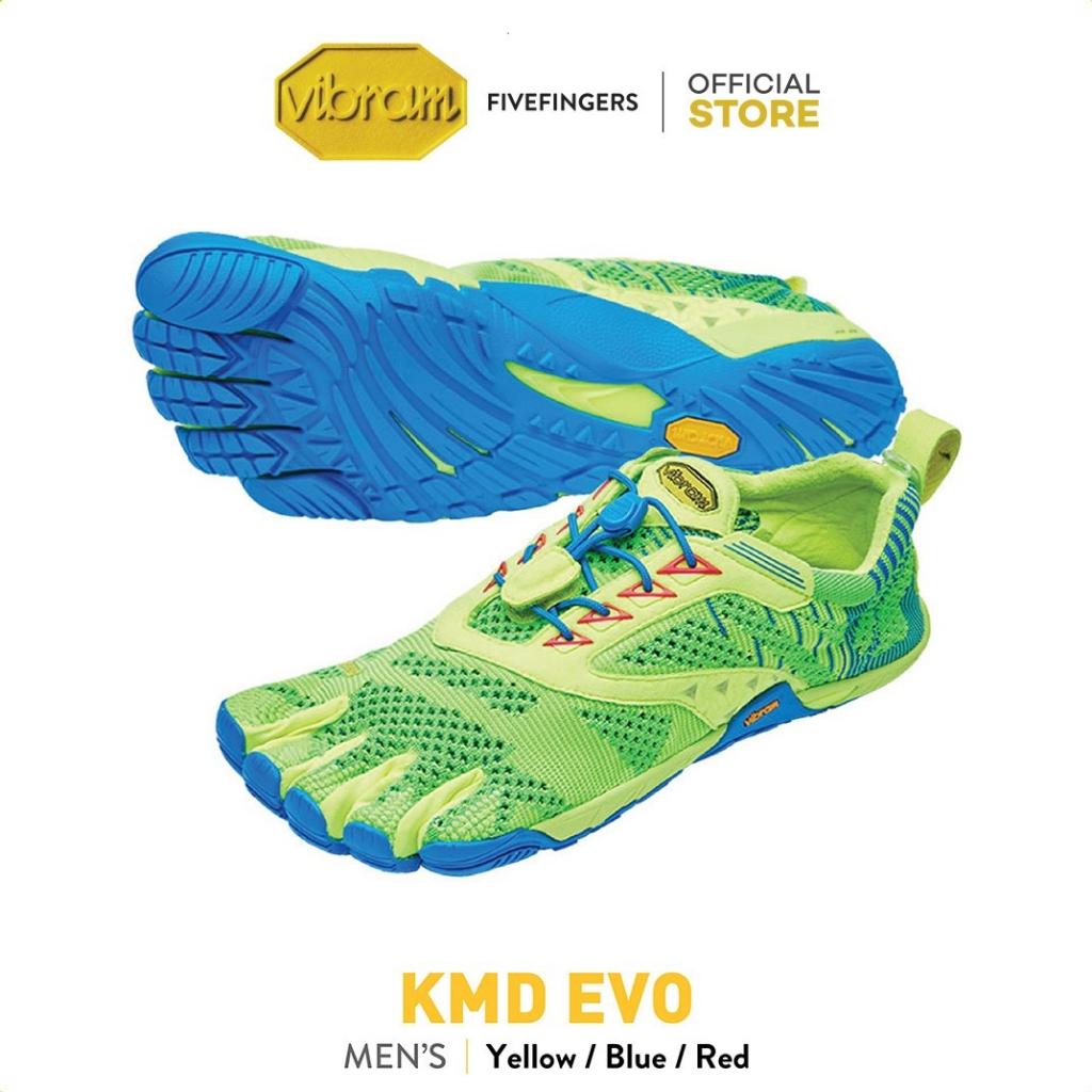 Vibram FiveFingers รองเท้าผู้ชาย รุ่น KMD EVO (Yellow/Blue/Red ...
