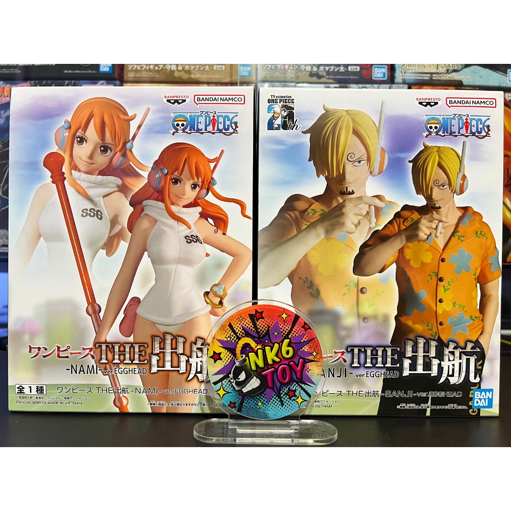 Banpresto One Piece The Departure Egghead Nami & Sanji มือ1 | Shopee ...