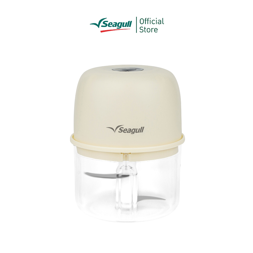 Seagull เครื่องบดสับอาหาร แบบไร้สาย ขนาด 250 มล. (ครีม) Mini Food Chopper