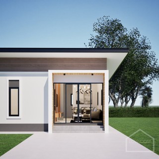 Mẫu nhà hiện đại, đẹp và thời trang Diện tích sử dụng 52 m² 2 phòng ngủ, 1 phòng tắm SV-011 lowcost HOME