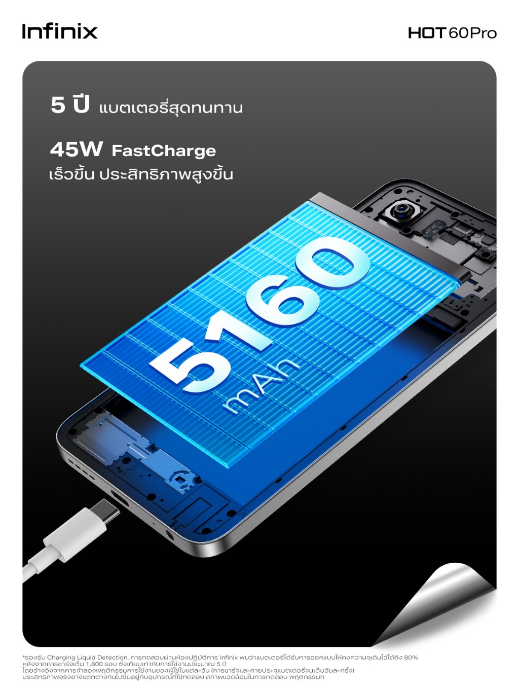Infinix รุ่น X6885 HOT 60 Pro ชิป Helio G200 RAM 16GB จอ 1.5K AMOLED 144Hz เพื่อประสิทธิภาพการใช้งานและความบันเทิงที่เหนือระดับ