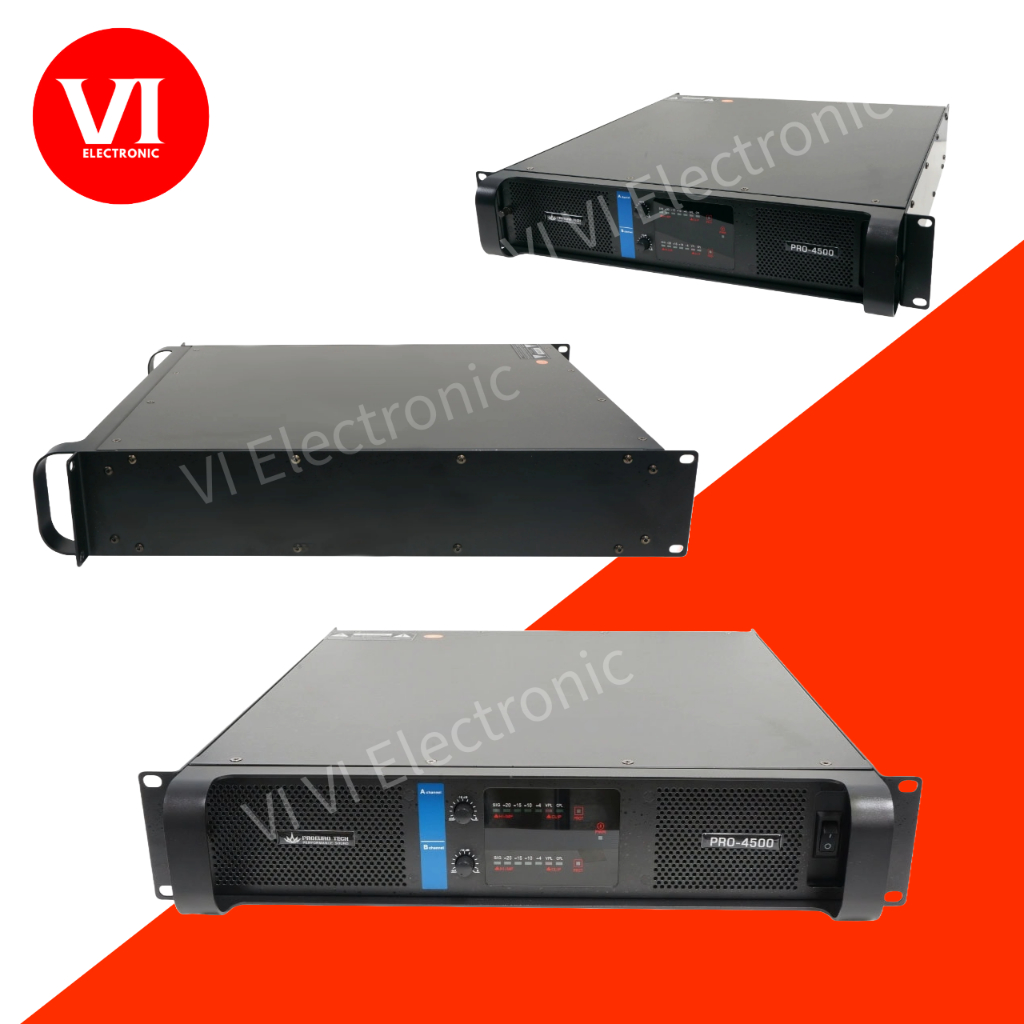 PROEURO TECH PRO-4500 เพาเวอร์แอมป์ 2 แชนแนล กำลังขับ 700 วัตต์ที่ 4 ...