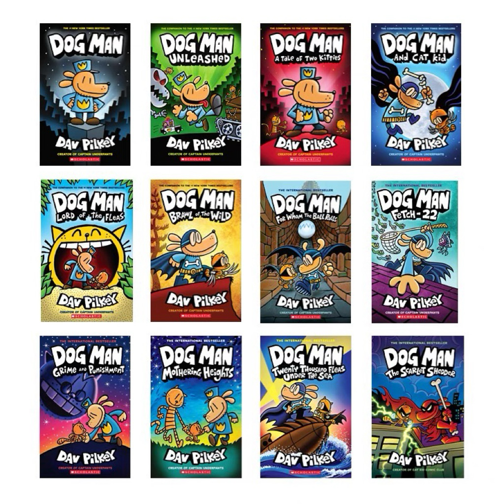 (พร้อมส่งจากไทย) DOG MAN Comic book ปกแข็งครบชุดเล่ม 112 Shopee Thailand