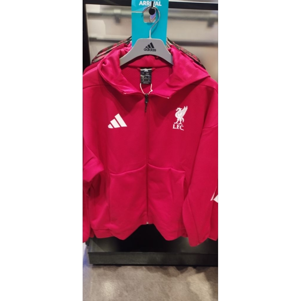 เสื้อ Jacket Hood ฟุตบอลลิเวอร์พูล Adidas Liverpool Z.N.E Anthem YNWA ...