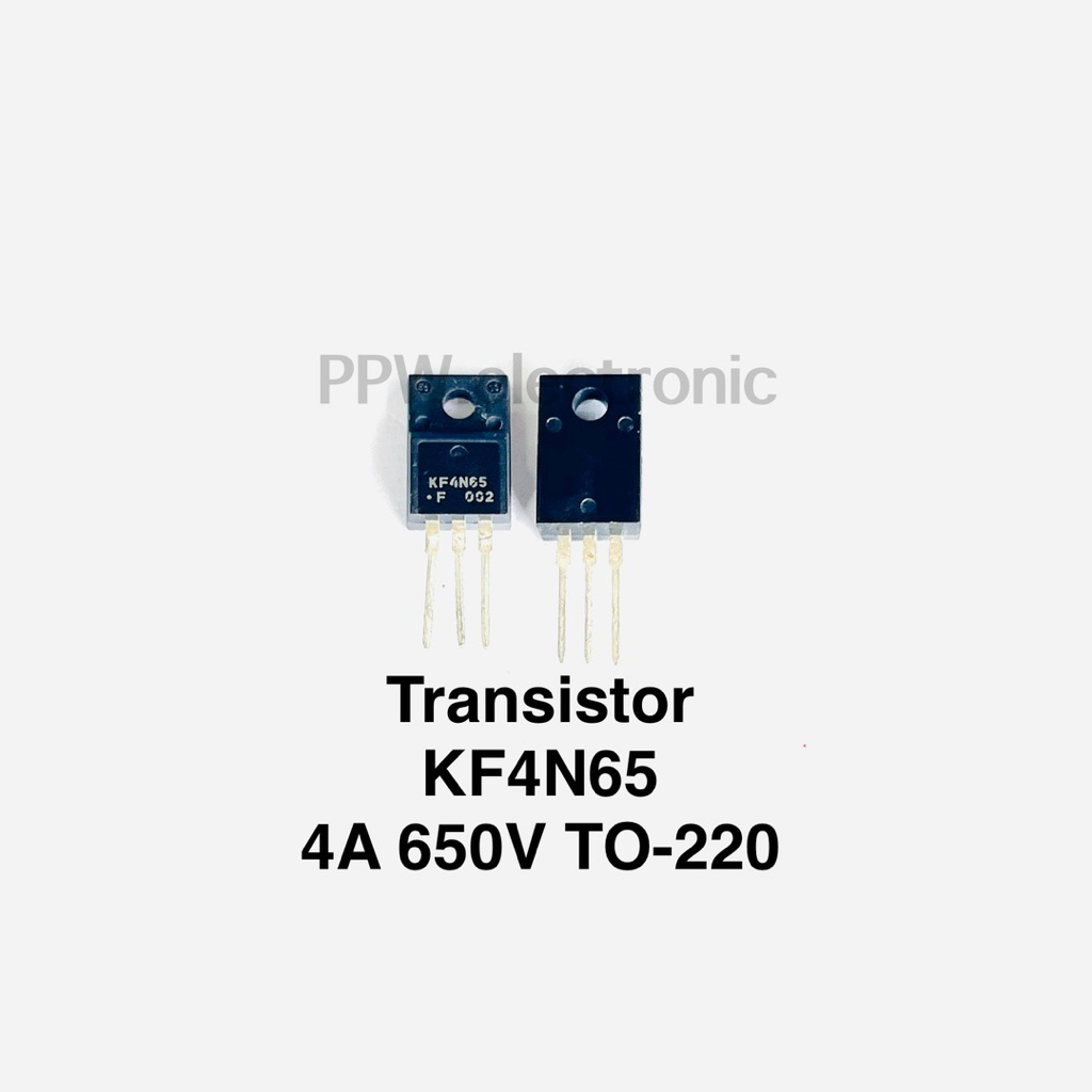 (แพ็ค1ตัว) KF4N65 4N65 KF4N65F TO220 4A 650V แบรนด์ KEC N-CHANNEL MOS ...