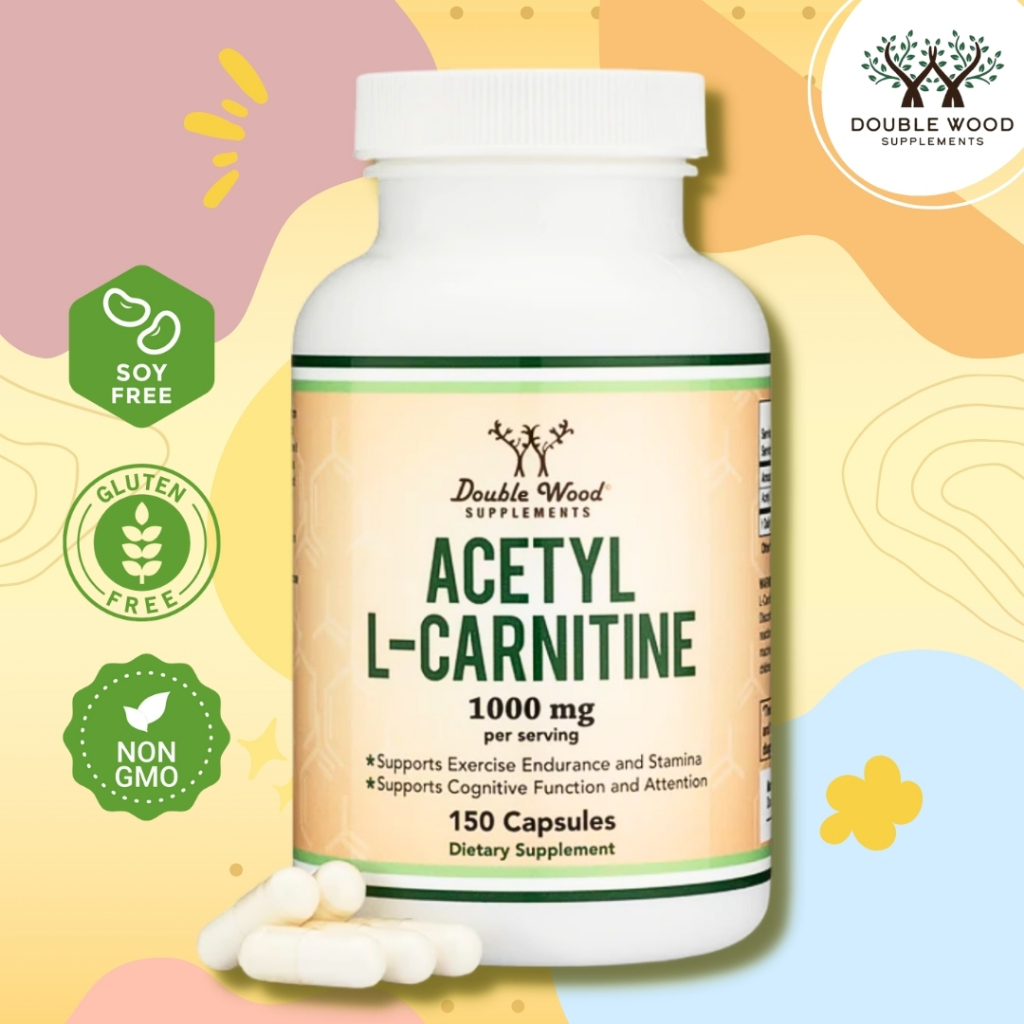 double wood acetyl l carnitine Acetyl L-Carnitine by DoubleWood  ⚡เพิ่มประสิทธิภาพความแข็งแรงและพลังในการออกกำลังกาย  เสริมสร้างระบบการรับรู้และสมาธิ⚡