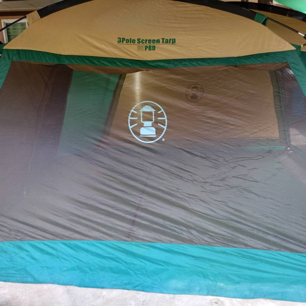 461. Coleman 3 pole screen tarp | Shopee Thailand