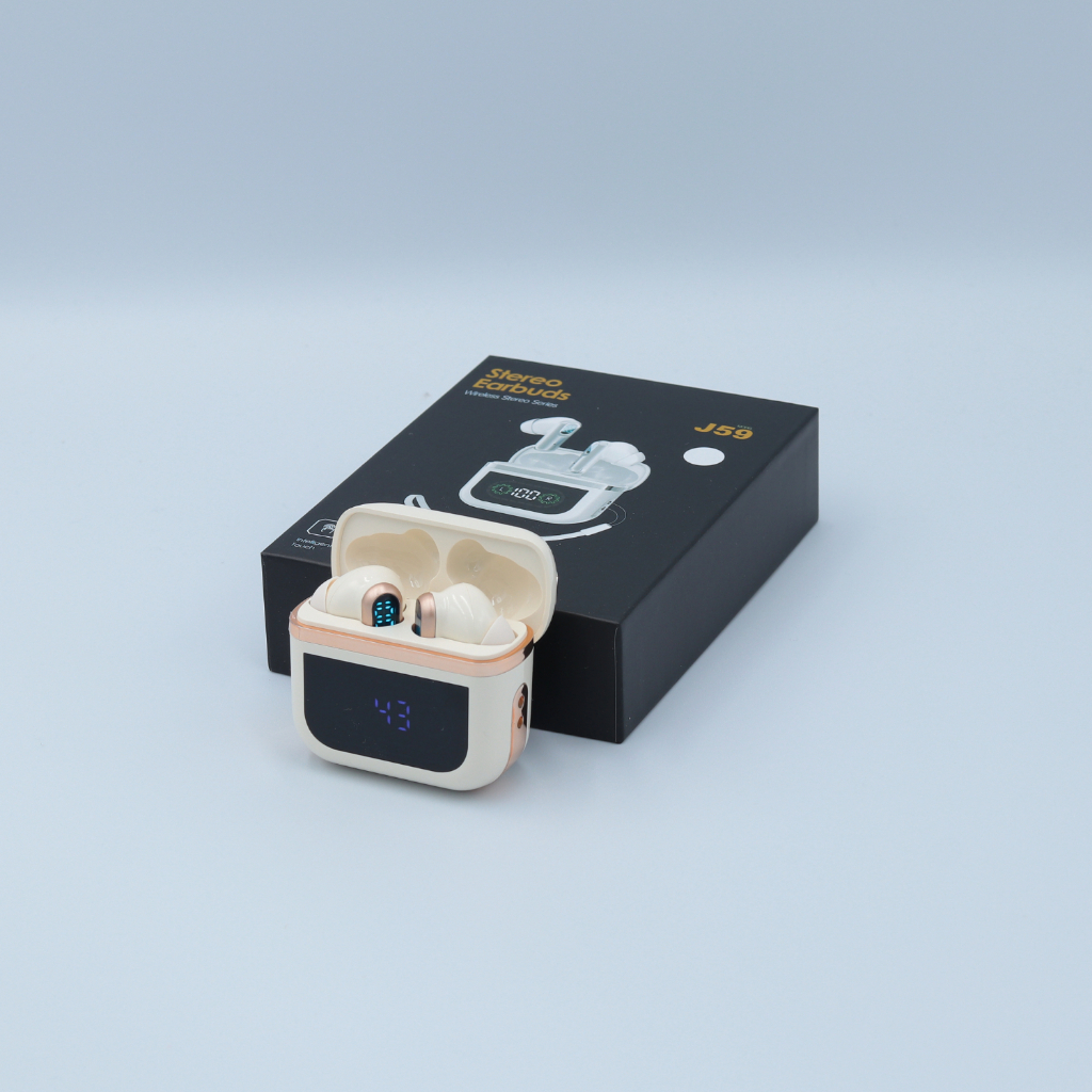 Stereo Earbuds J59 หูฟังสเตอริโอ จอ LED Display แบตทน 25ชม Touch ...