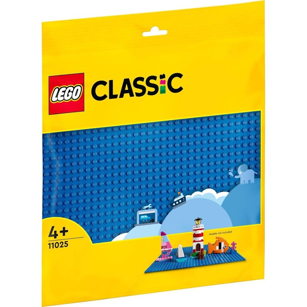 LEGO Classic 11025 Blue Baseplate Building Kit for Kids (1 Piece ...