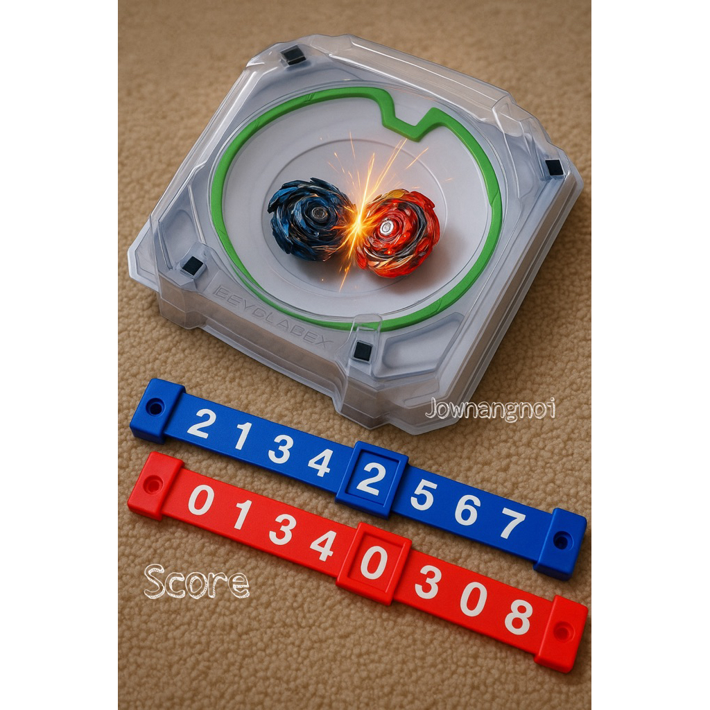 (เชียงใหม่ส่งด่วนได้)Score นับคะแนน Beyblade นับได้ถึง 9 แต้ม(ได้คู่น้ำ ...