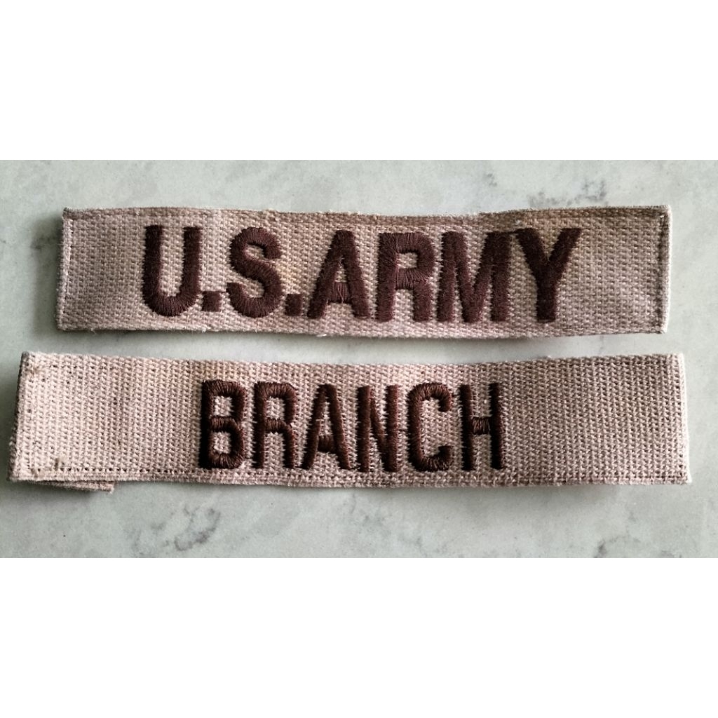 อาร์มสิงห์ทะเลทราย US ARMY+ชื่อ (มาแพ็คคู่) | Shopee Thailand