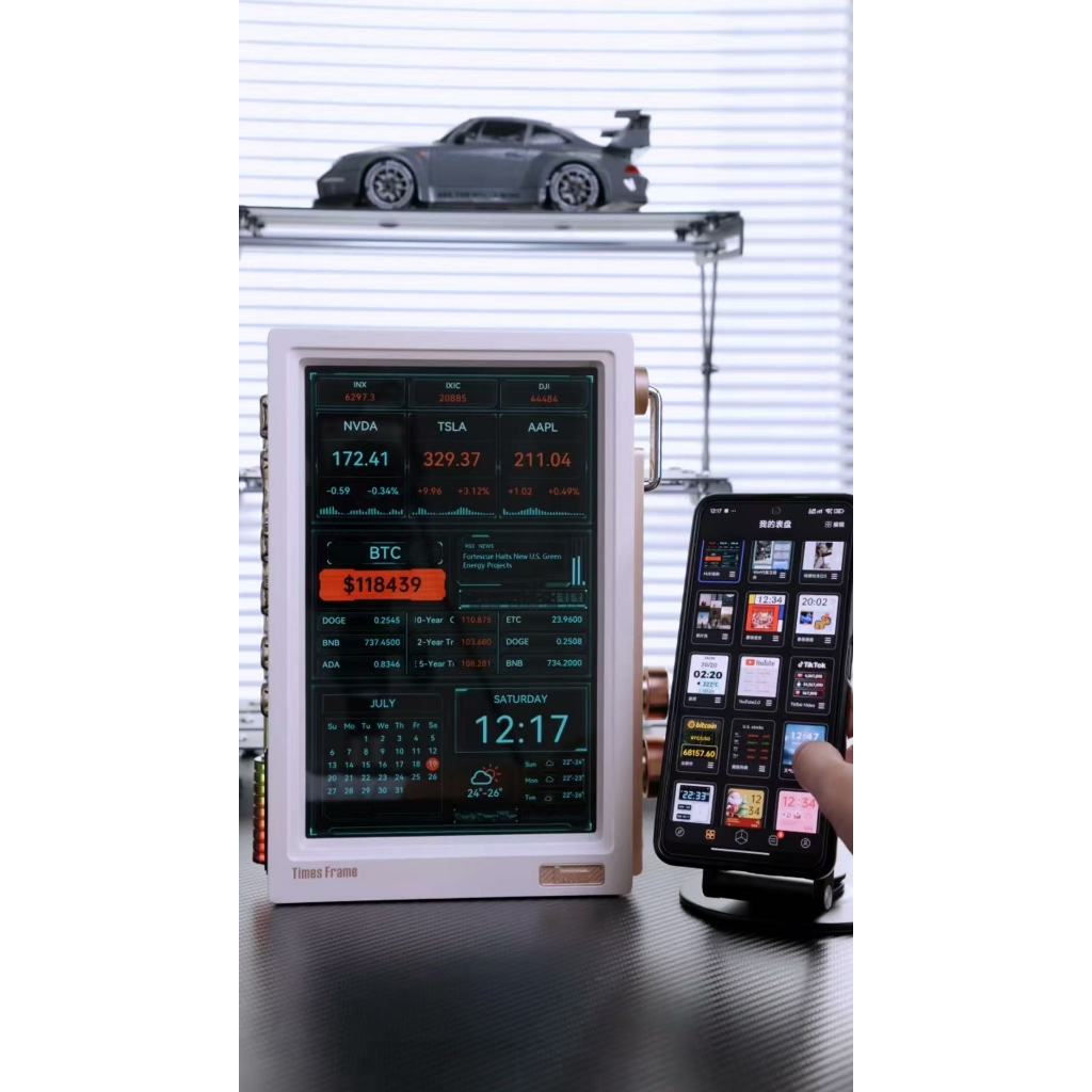 Divoom TimeFrame กรอบพิกเซลลอยได้ | สีดำ | Bluetooth Speaker | Shopee ...