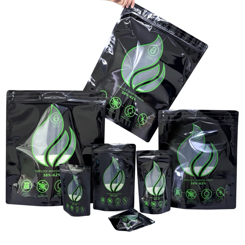 ถุง Zip Bag Terpene Lock สำหรับเก็บรักษา & Curing Bag ป้องกันความชื้น ...