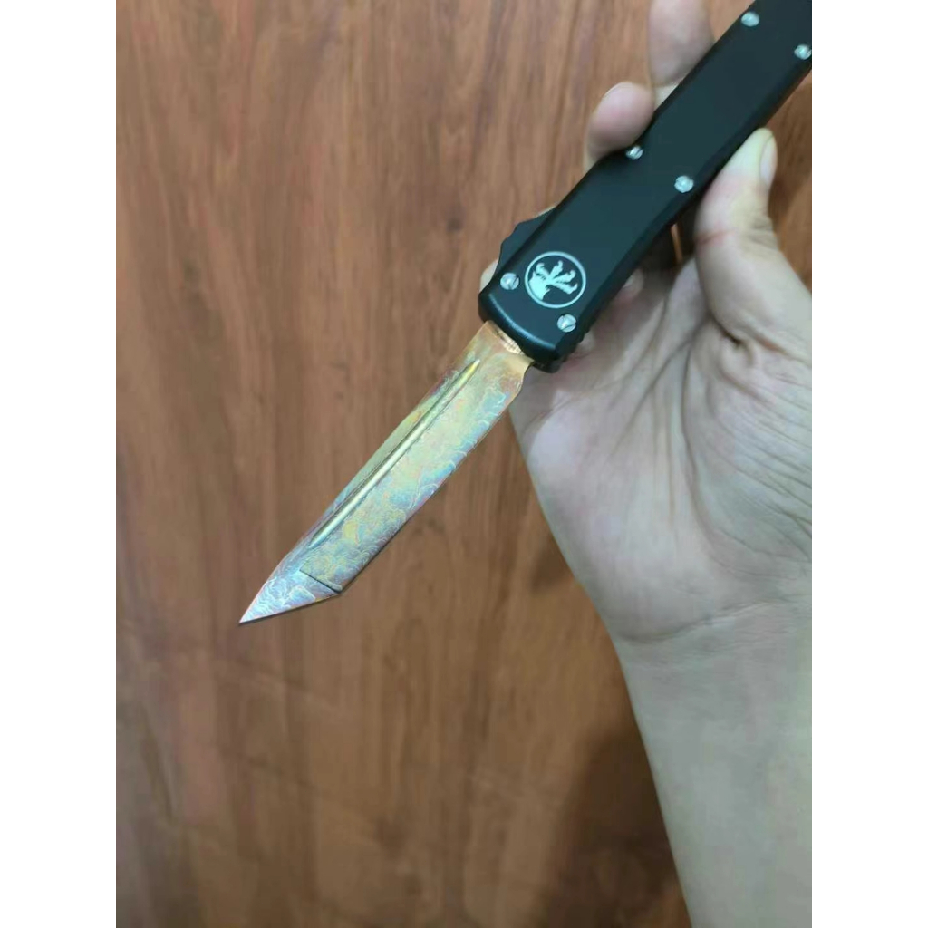 USA.Microtech ไมโครเทคโนโลยี UT Flamegrain รอบคัดเลือก วัสดุขอบคม: m390 ...