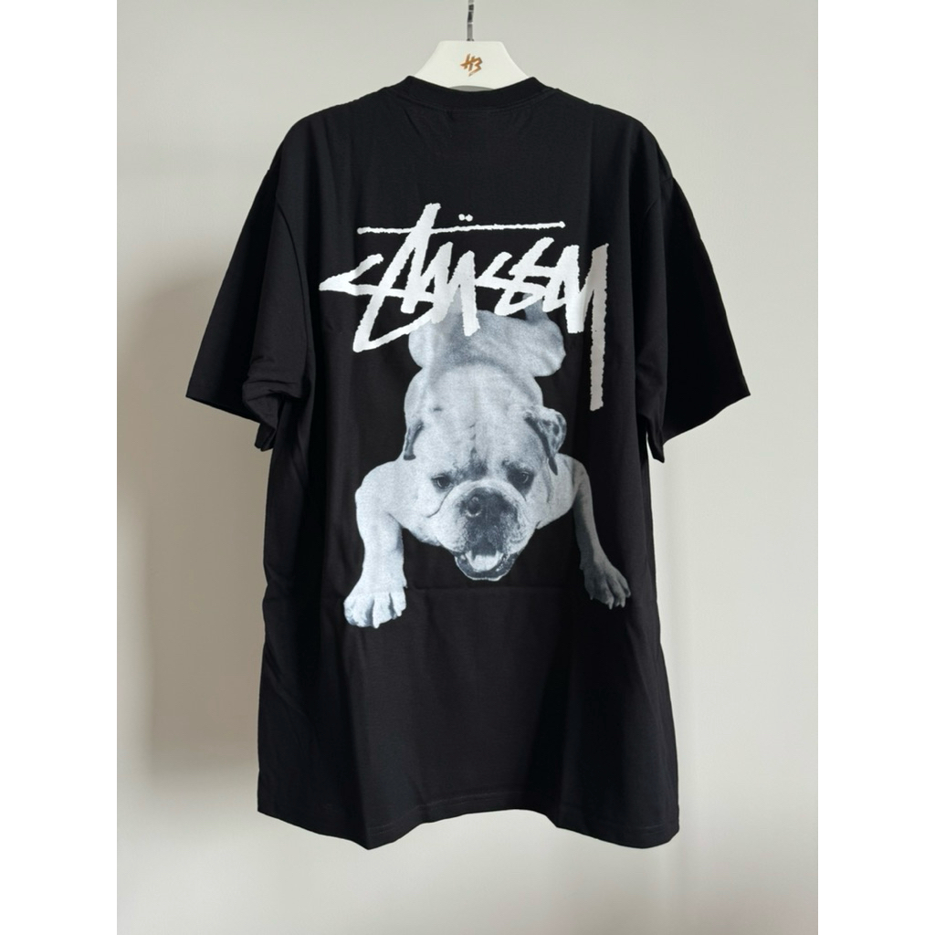 ของแท้] STÜSSY STOCK DOG TEE BLACK (US) พร้อมส่ง | Shopee Thailand