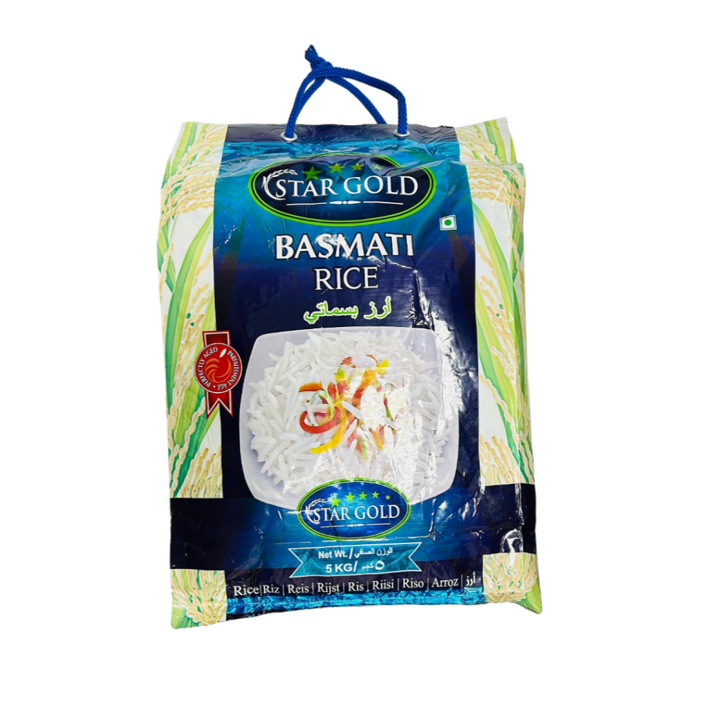 ข้าวบาสมาติ Star Gold Basmati Rice 5 KG | Shopee Thailand