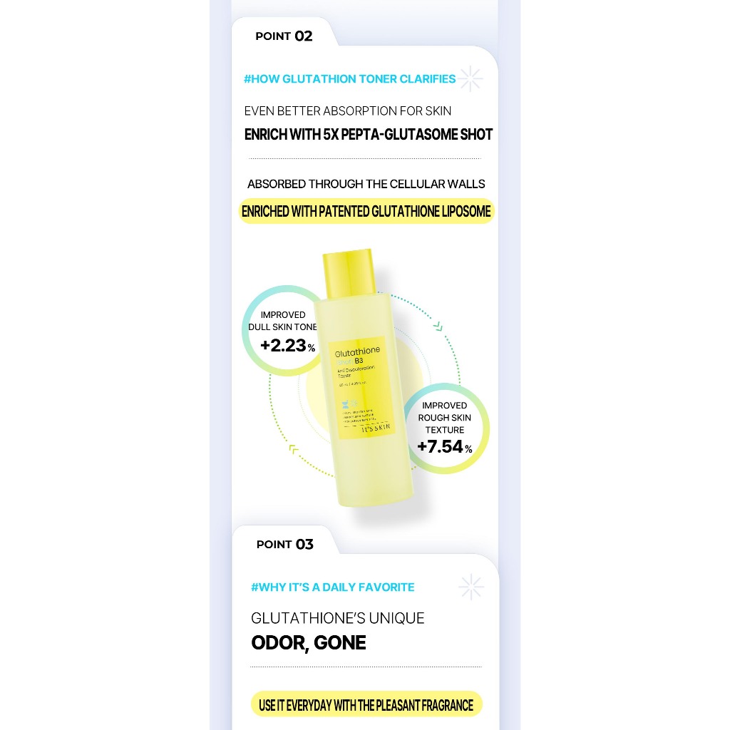 it's skin glutathione shot b3 Serum 1.01 Fl Oz, Niacinamide Facial Serum, Dark Spot Corrector, Face Exfoliation, Hydrating Serum for Hyperpigmentation, Acne Scars, Blemish Spot, Korean Skincare : Beauty & Personal IT'SSKIN Glutathione Shot B3 Anti