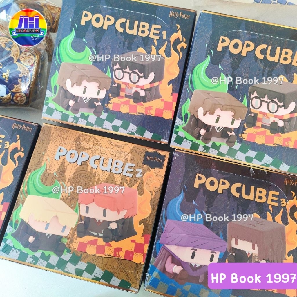 Blind Box Harry Potter Cube 1-3 แฮร์รี่พอตเตอร์ ฟิกเกอร์ กล่องสุ่ม มือ ...