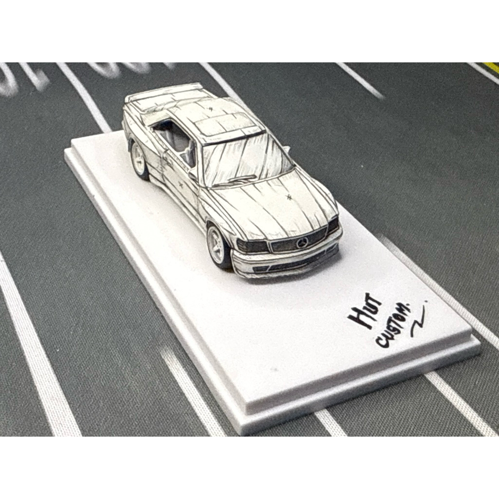 Custom handmade Hotwheels Basic '89 Mercedes-Benz 560 SEC AMG Hand ...