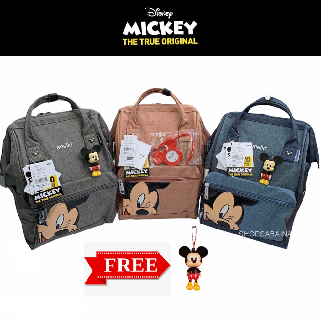 Anello Disney Mickey เป้สะพายหลัง ของแท้ 100% Shopee Thailand