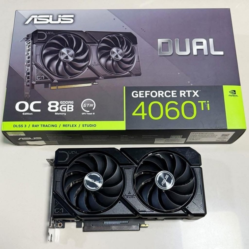 (มีส่วนลด3000฿) ASUS RTX 4060Ti เหมือนใหม่ ใช้งานปกติ สภาพ100% | Shopee ...