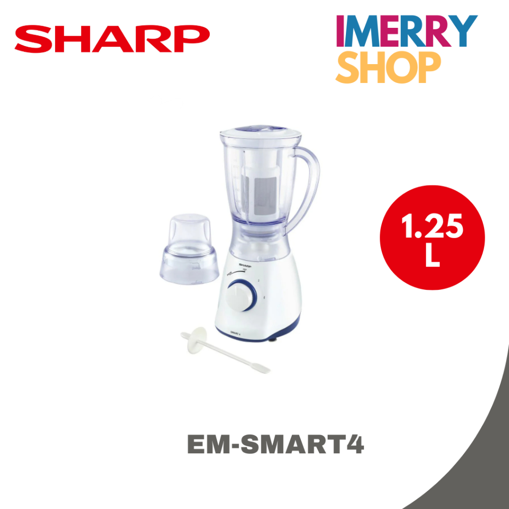 Sharp เครื่องปั่น ขนาด 1.25 ลิตร รุ่น EM-SMART4 | Shopee Thailand