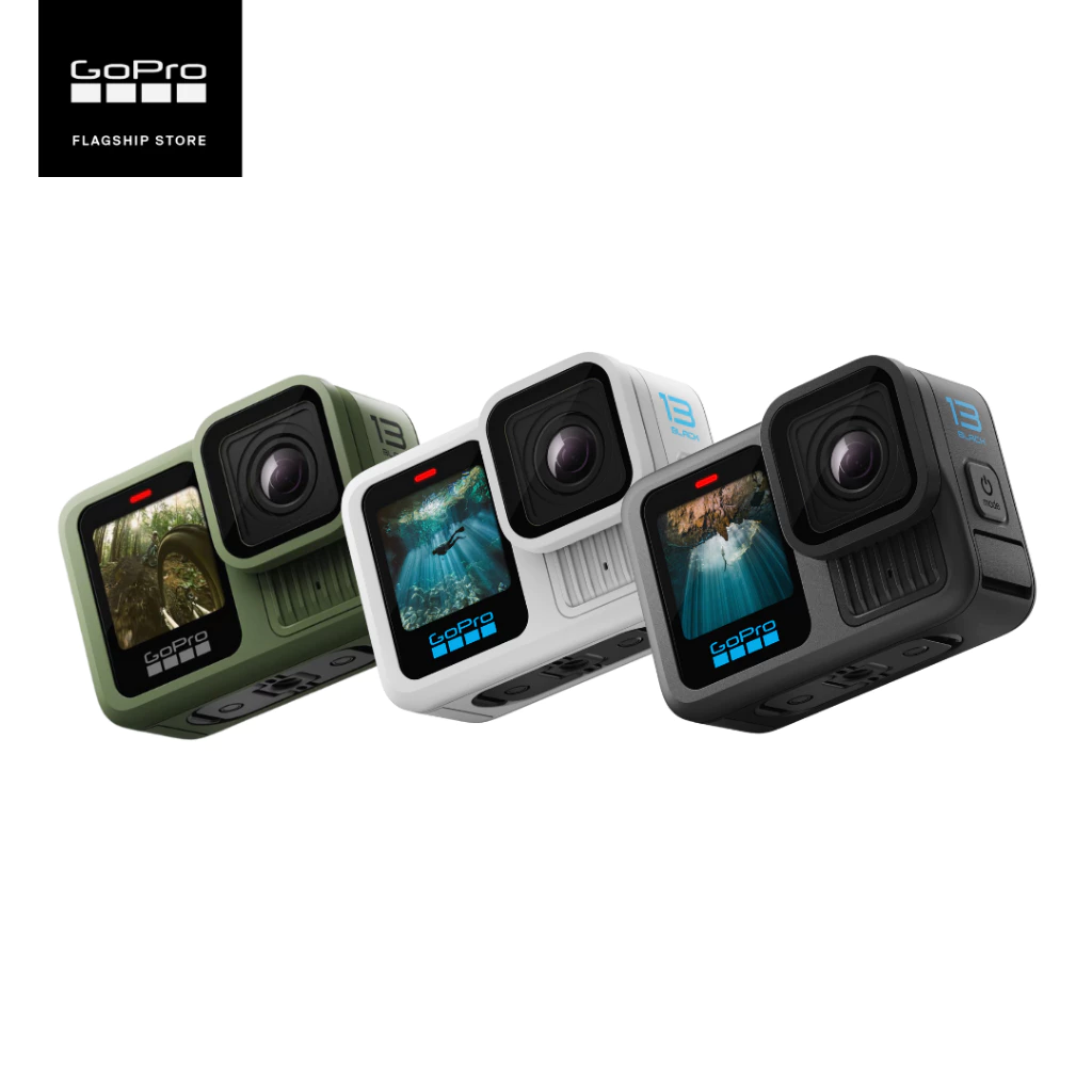 GoPro HERO13 Black กล้องแอคชั่นแคม 5.3K HDR กันน้ำ 10 เมตร รองรับเลนส์ HB-Series