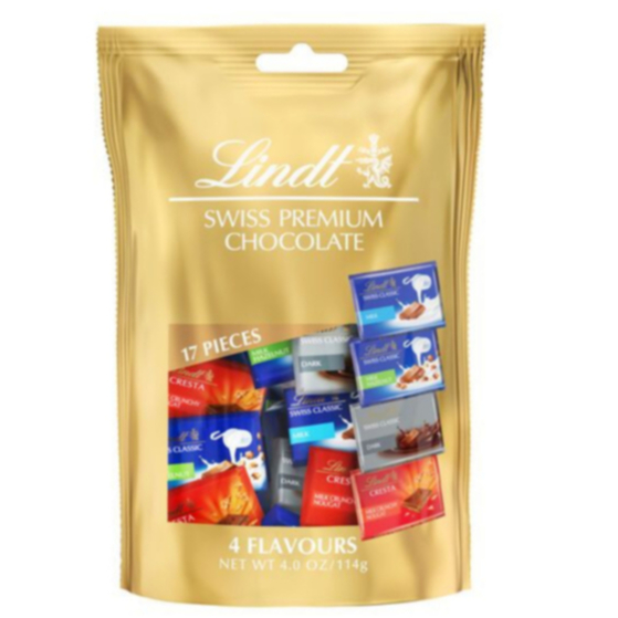 Lindt Swiss Premium Chocolate - Tubo Napolitains La Boîte De 500G