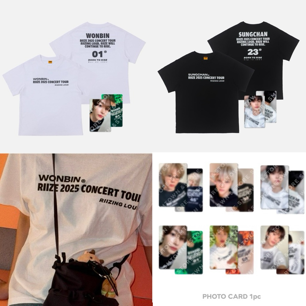 พร้อมส่ง✨ 2025 RIIZE CONCERT TOUR [RIIZING LOUD] - T-SHIRT SET